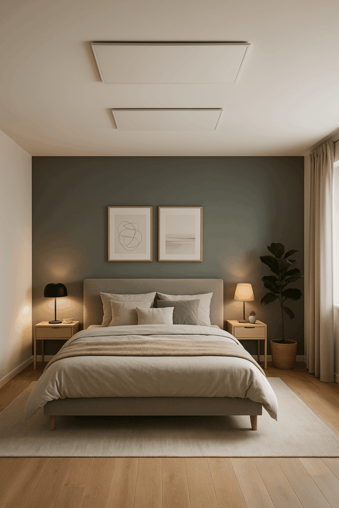 Infrarotheizung im Schlafzimmer Eine Infrarotheizung im Schlafzimmer ist ideal bei Allergien