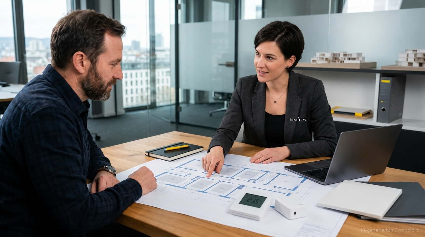B2B Projektplanung Ihr B2B-Direktkontak bei heatness®: Hersteller statt Händlerlogik