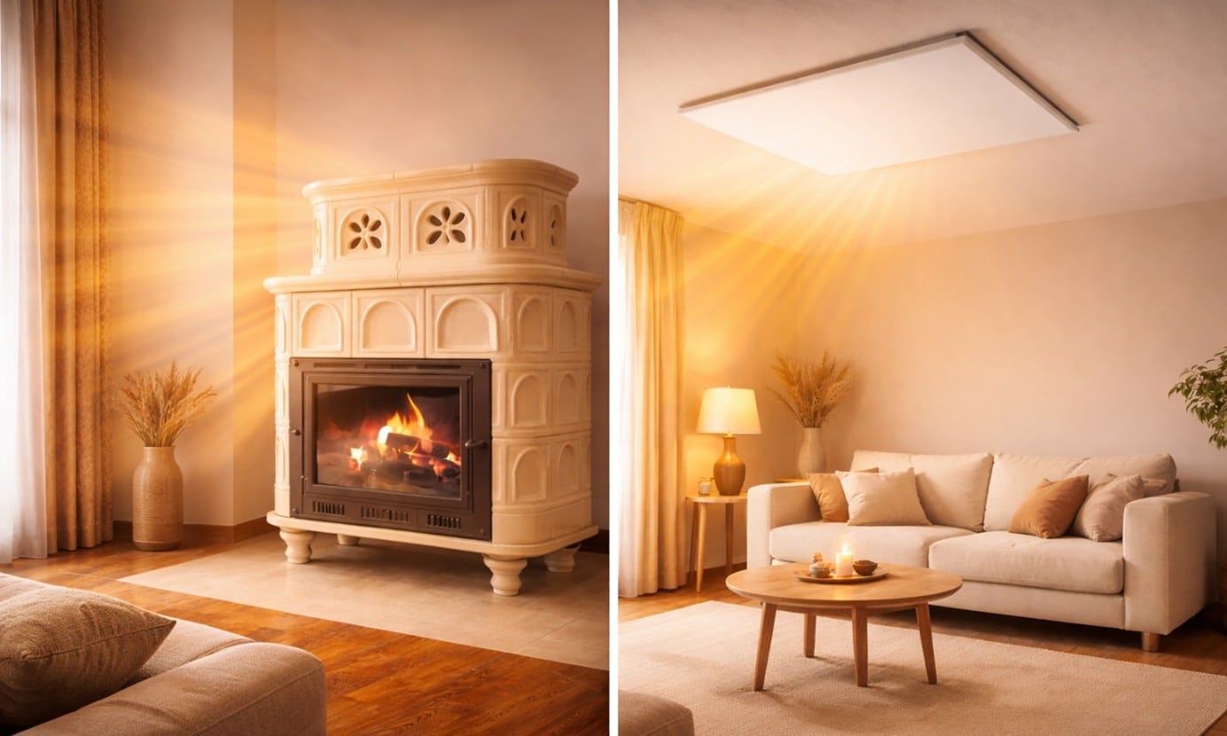 Infrarotheizung Ofen heatness Infrarotheizung heizt angenehm wie ein Kachelofen