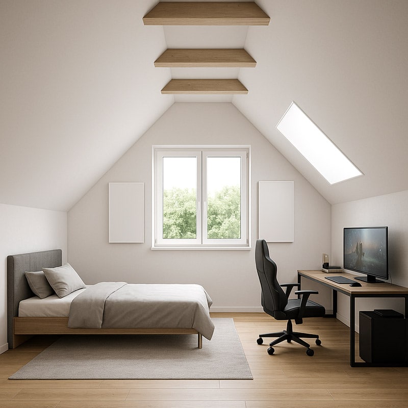 Infrarotheizung-auf-Dachboden Eine Infrarotheizung auf dem Dachboden bringt viele Vorteile