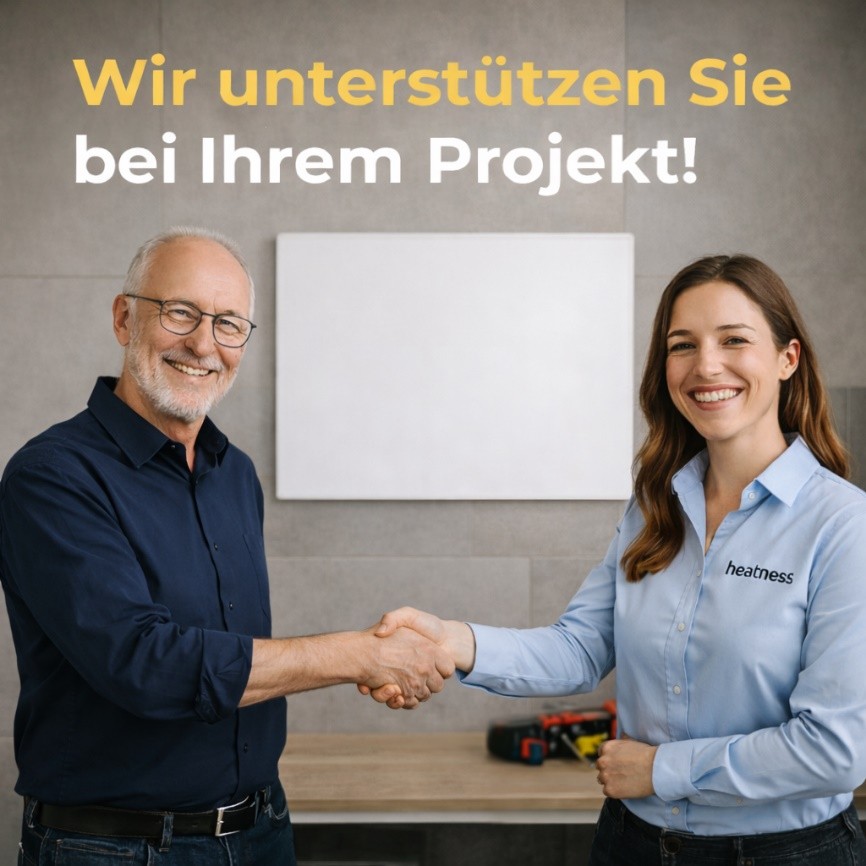 Wir von heatness unterstützen Sie in jeder Phase Ihres Projektes! Wir von heatness unterstützen Sie in jeder Phase Ihres Projektes!
