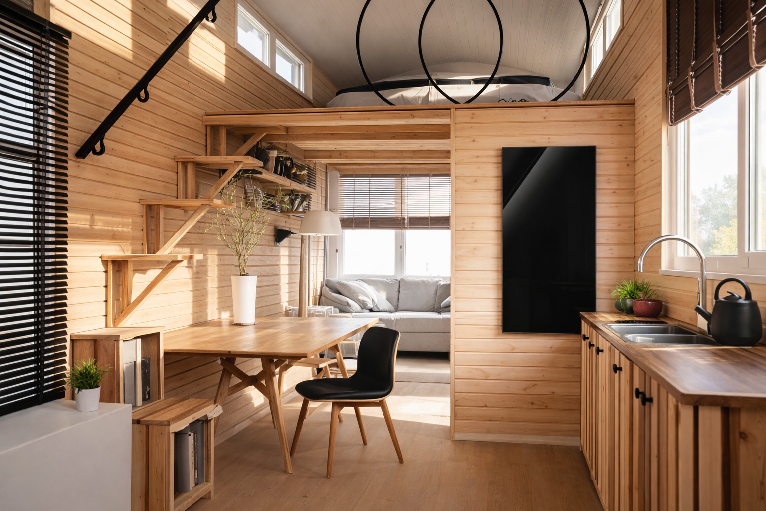 Überblick 2 Infrarotheizung in Holzhaus