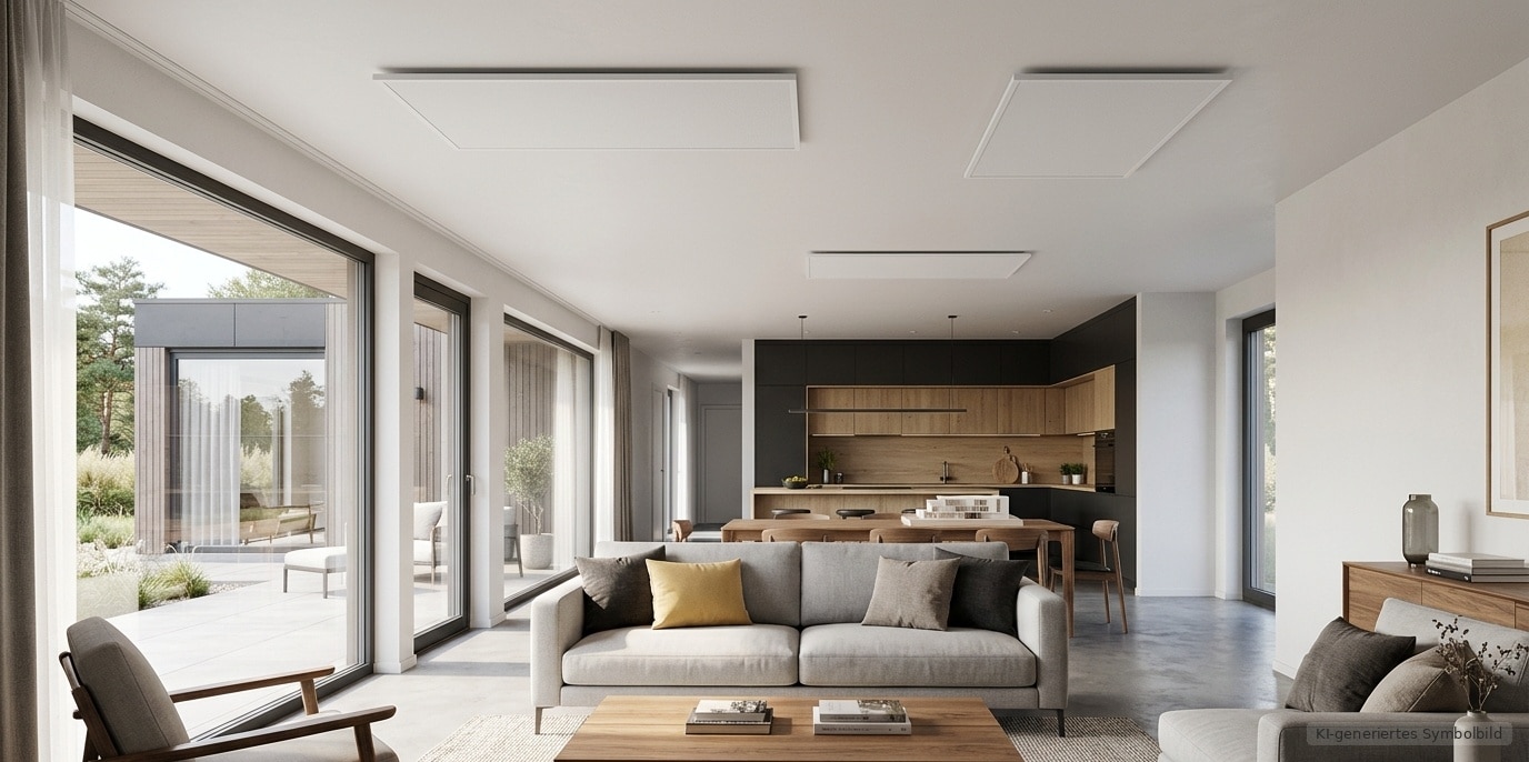wohnmodul Modulbau & Wohnanlagen
Bei kompakten Grundrissen zählt jeder Quadratmeter. Wand-, Decken- oder Rasterdeckenheizungen bleiben dezent, planbar und gut in Serienstandards integrierbar.
Typischer Einsatz: Wohnmodule, Tiny Houses, Bauabschnitte
Vorteil: keine wasserführenden Leitungen, keine verlorene Stellfläche